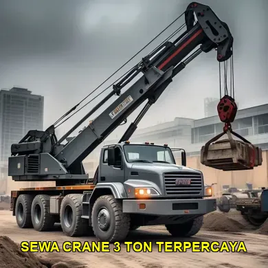 sewa crane 3 ton terpercaya